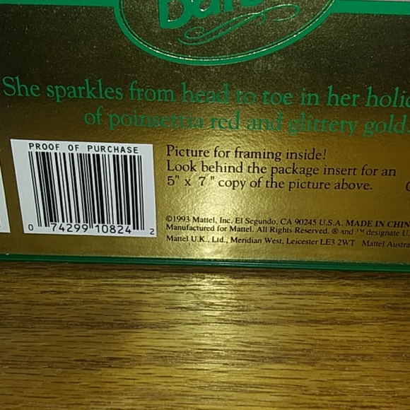 1993 Holiday Barbie - Picture 5 of 5